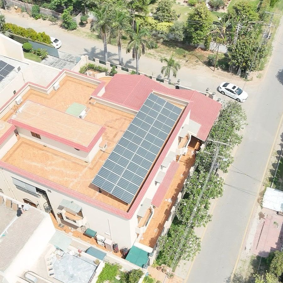 Residential solar system with hybrid battery